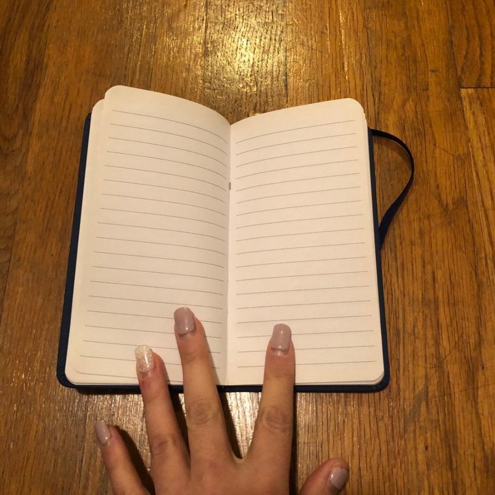 Small Navy Notebook - Picture 2 of 3